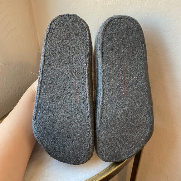 Birkenstock Zermatt Shearling Wool Gray Kids Childrens Sz 31 US 13 Slipper Mule - Picture 5 of 6